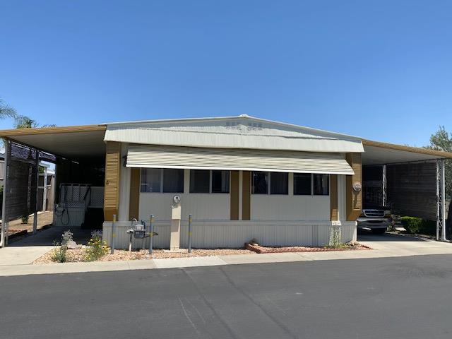 a front view of a house with a garage