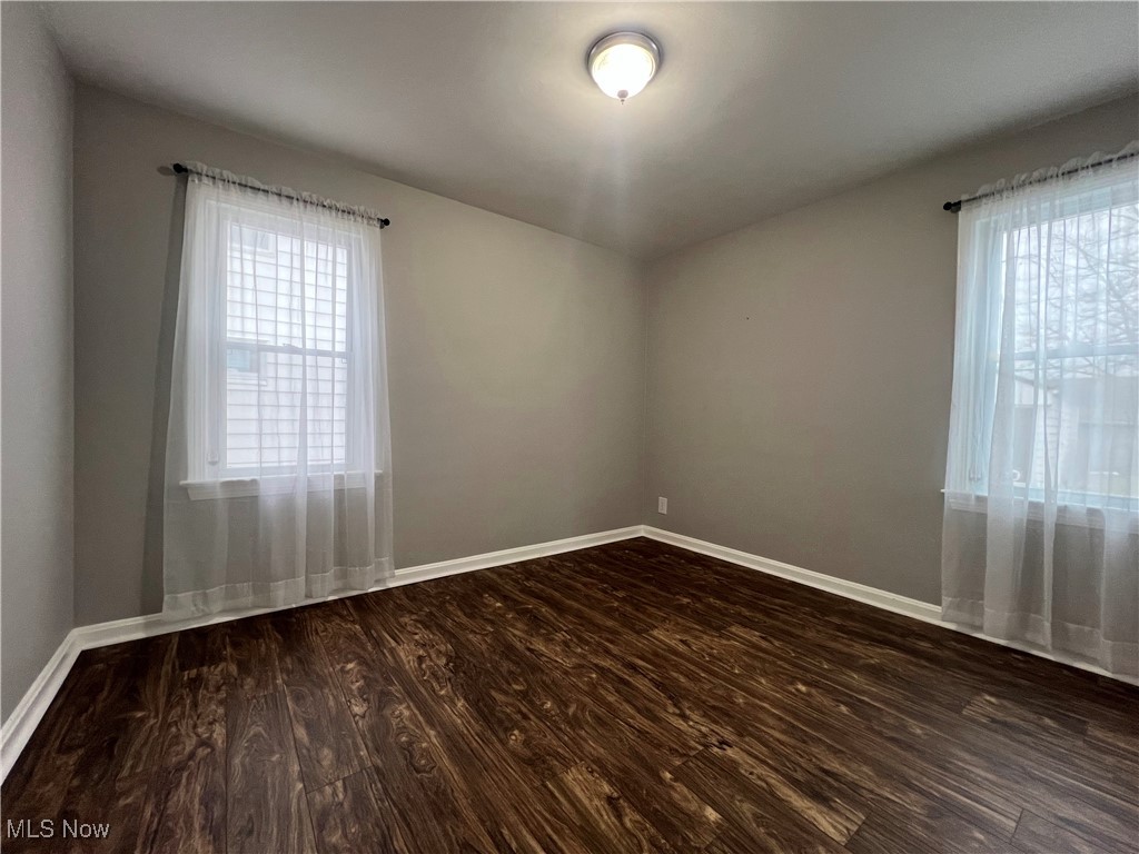 20611 Franklin Road Maple Heights, OH 44137 - Photo 20 of 31 Bedroom with dark hardwood / wood-style floors