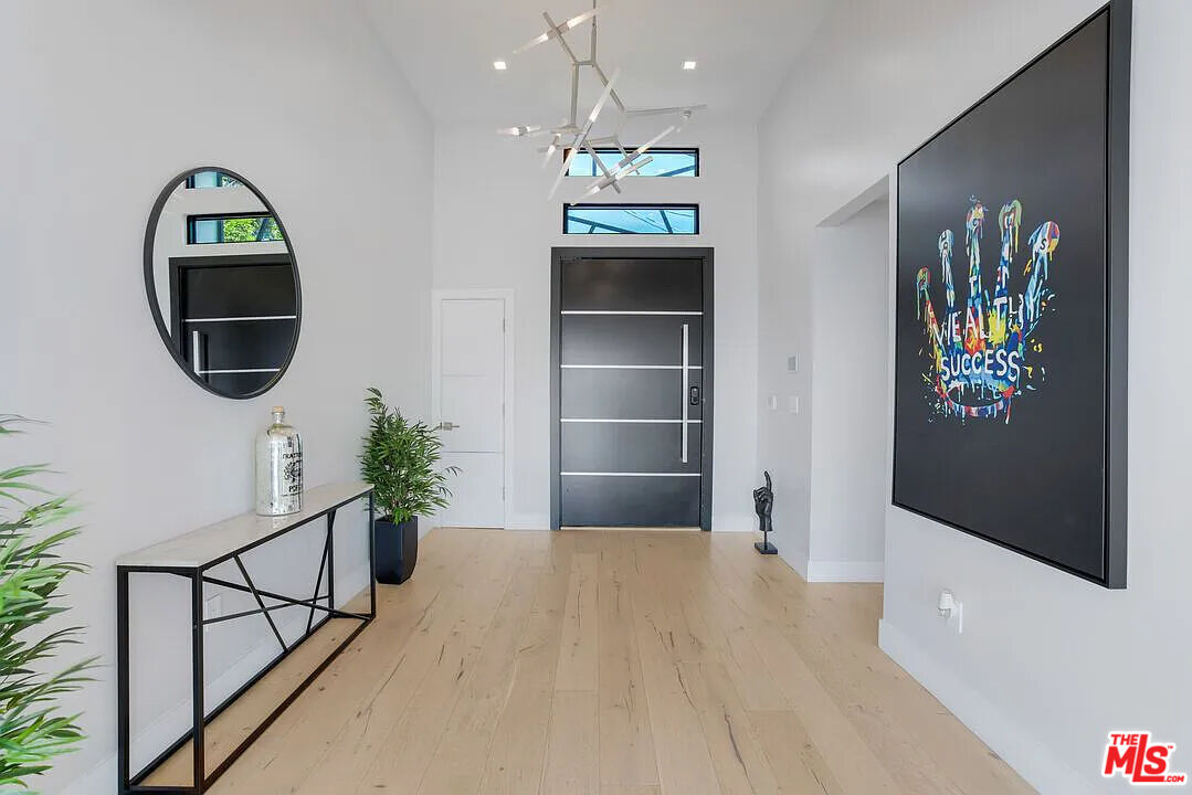 8401 Wyndham Road Los Angeles, CA 90046 - Photo 13 of 34 an empty room with windows and wooden floor
