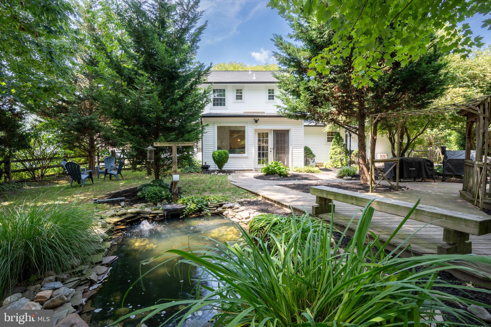 1438 Woodview Road Yardley, PA 19067 - Photo 21 of 24 Pond in backyard