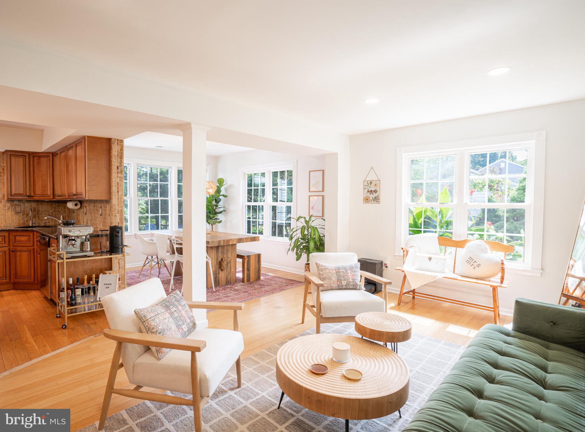 1438 Woodview Road Yardley, PA 19067 - Photo 3 of 24 Open concept living, dining and kitchen