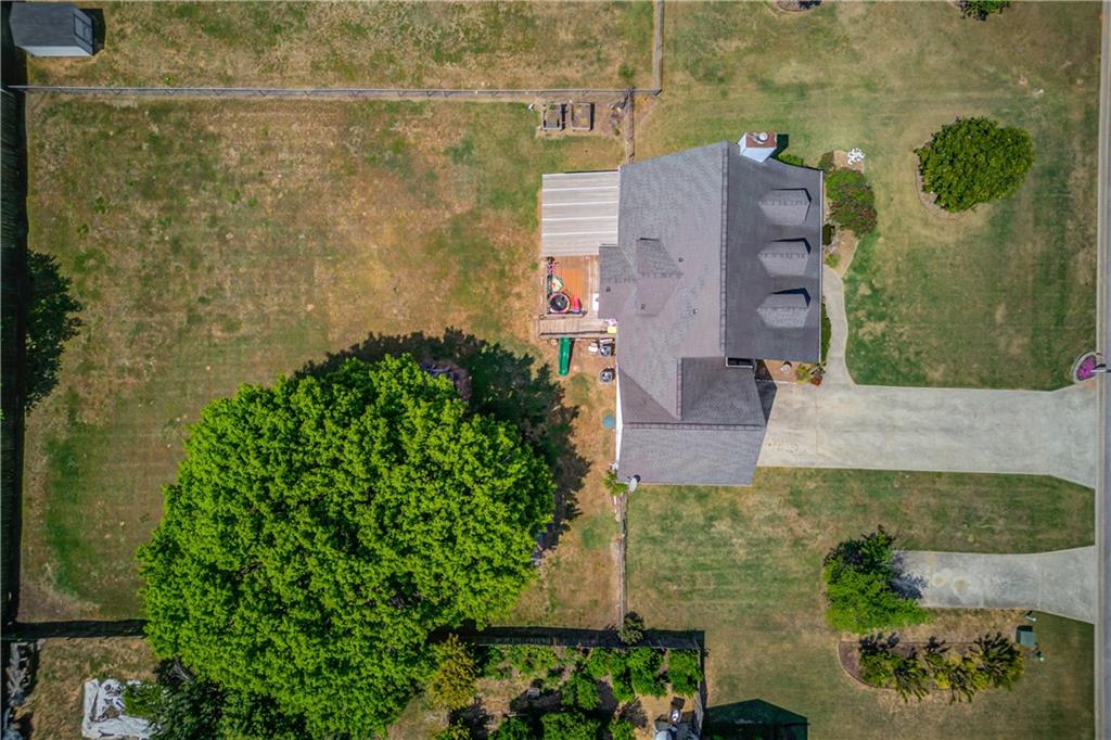 204 Angie Way Bethlehem, GA 30620 - Photo 39 of 42 an aerial view of a house with a yard