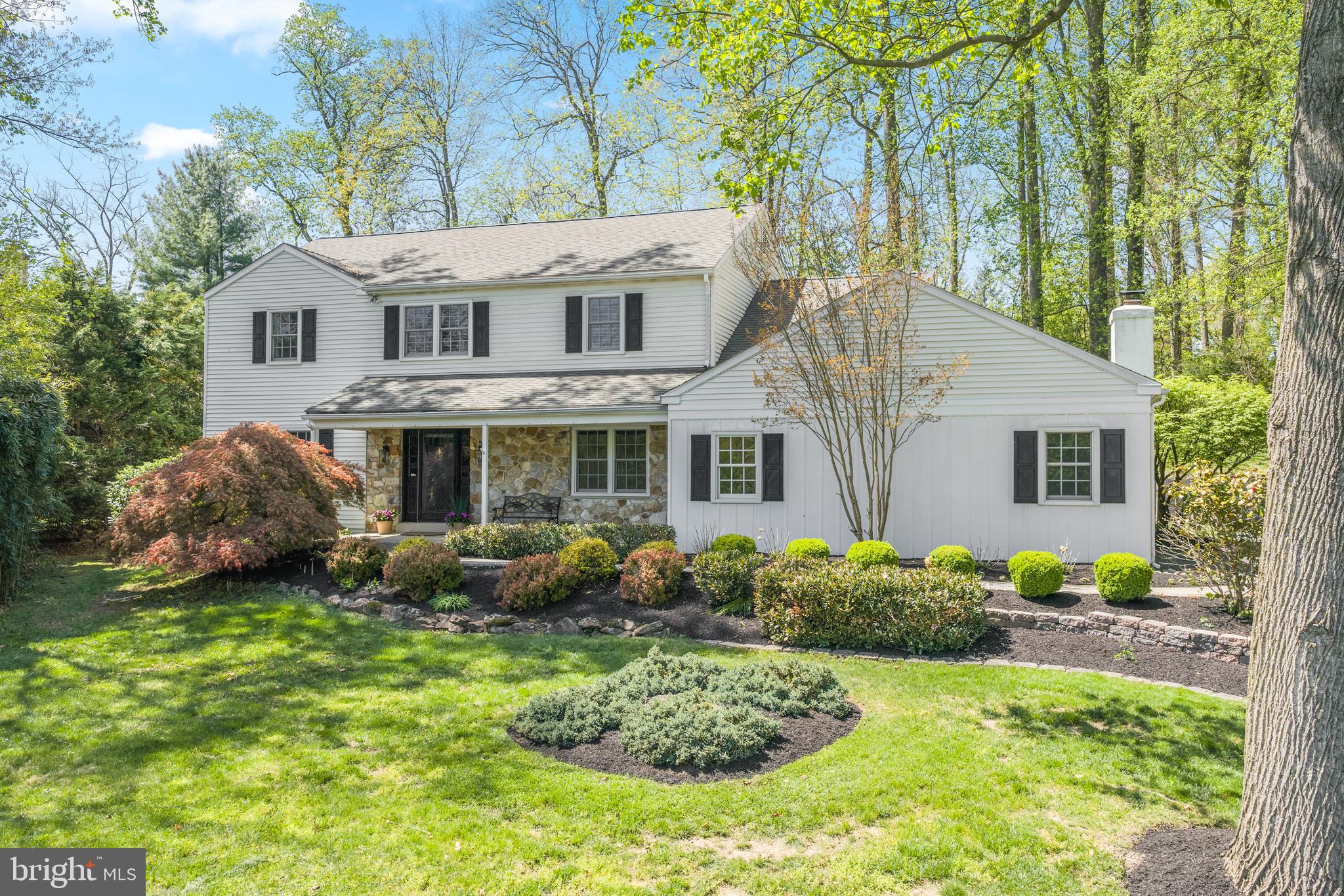 1064 Beaumont Road Berwyn, PA 19312 - Photo 2 of 41 Lovely Landscape Enhances the Curb Appeal
