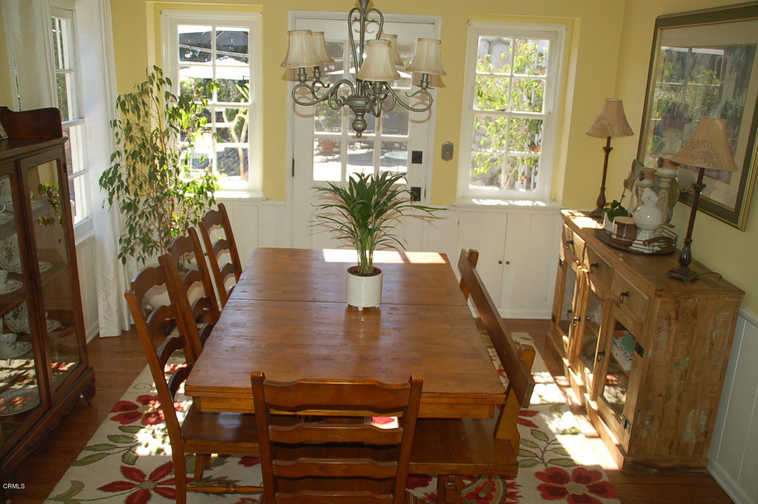 1644 Morada Place Altadena, CA 91001 - Photo 14 of 74 a view of a dining room with furniture and a potted plant
