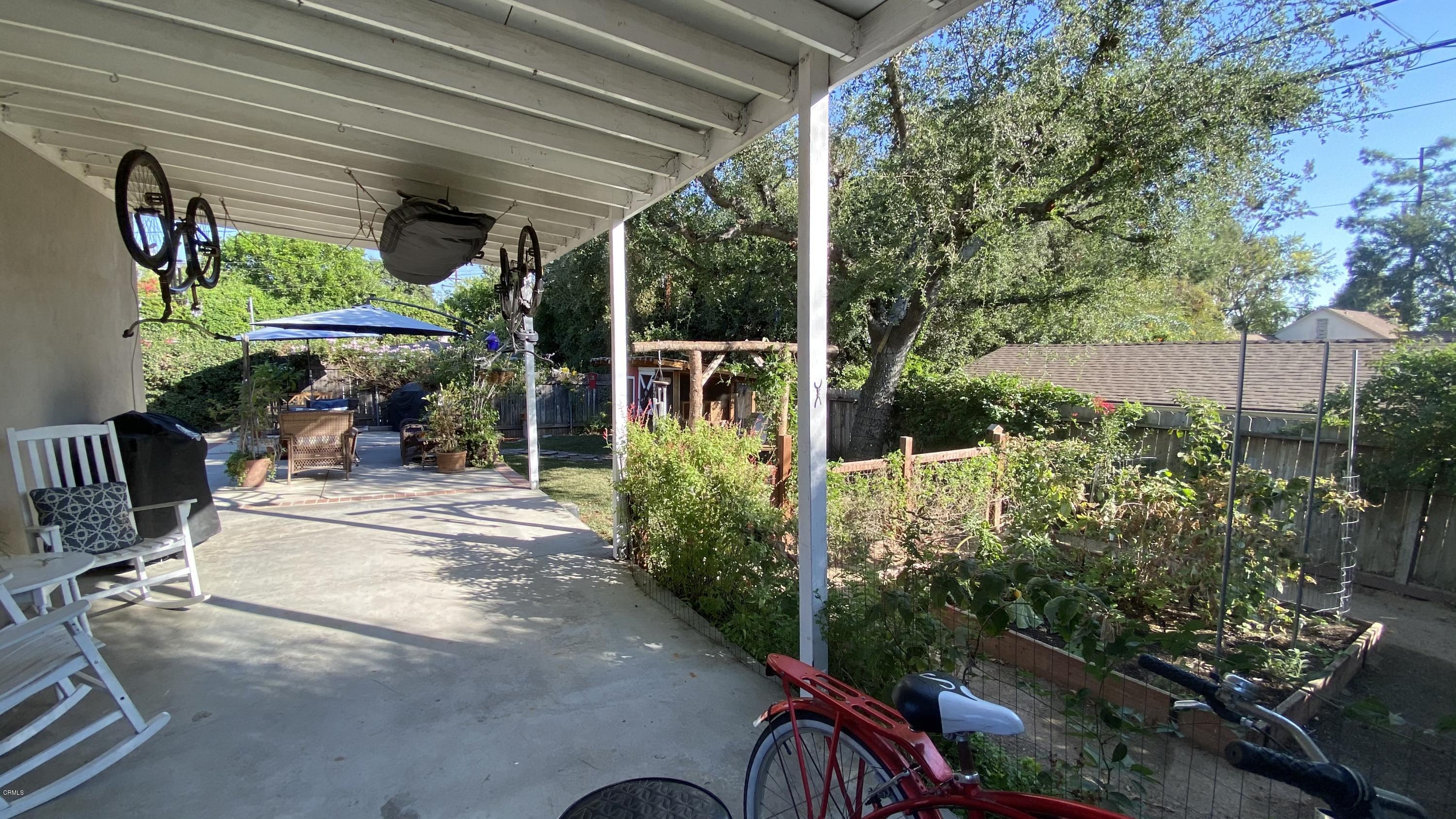 1644 Morada Place Altadena, CA 91001 - Photo 72 of 74 a view of a porch with furniture and garden