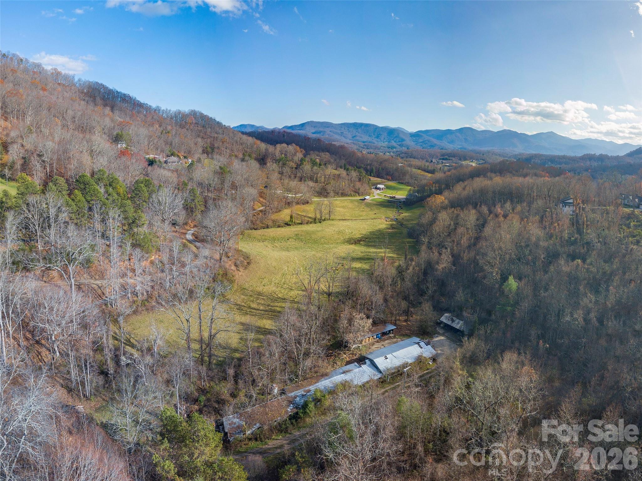 0 Queen Cove Road Waynesville, NC 28785 - Photo 6 of 17 a view of a lush green hillside and a mountain