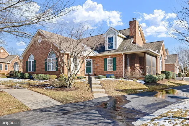 a front view of a house with entertaining space