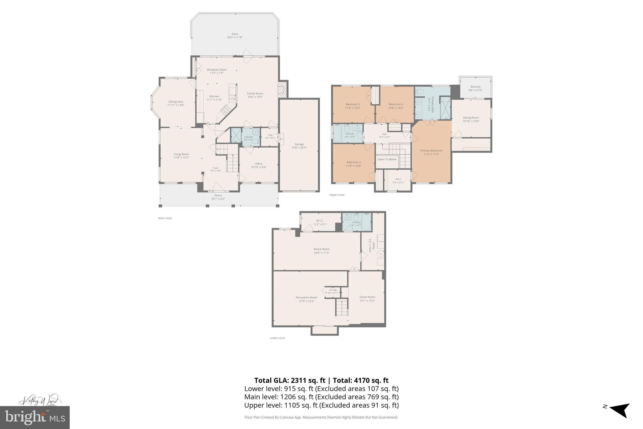 9201 Gardenia Road Nottingham, MD 21236 - Photo 54 of 54 Floor Plan: All Levels