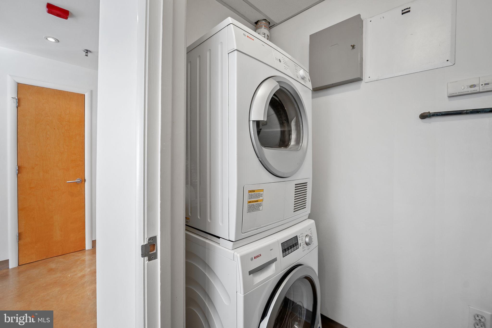 2351 Champlain Street Northwest, Unit C4 Washington, DC 20009 - Photo 24 of 29 In-unit front loading washer and dryer
