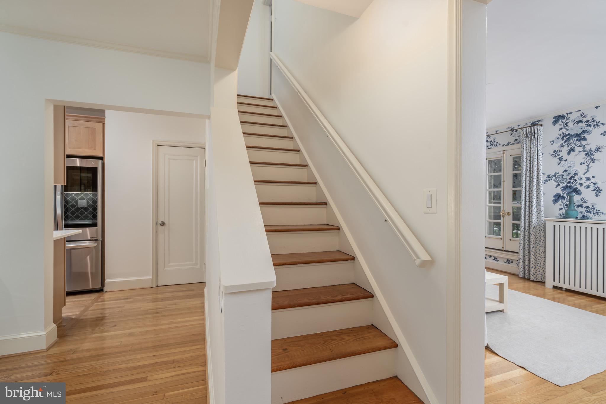 3513 R Street Northwest Washington, DC 20007 - Photo 19 of 31 Staircase to Upper Level