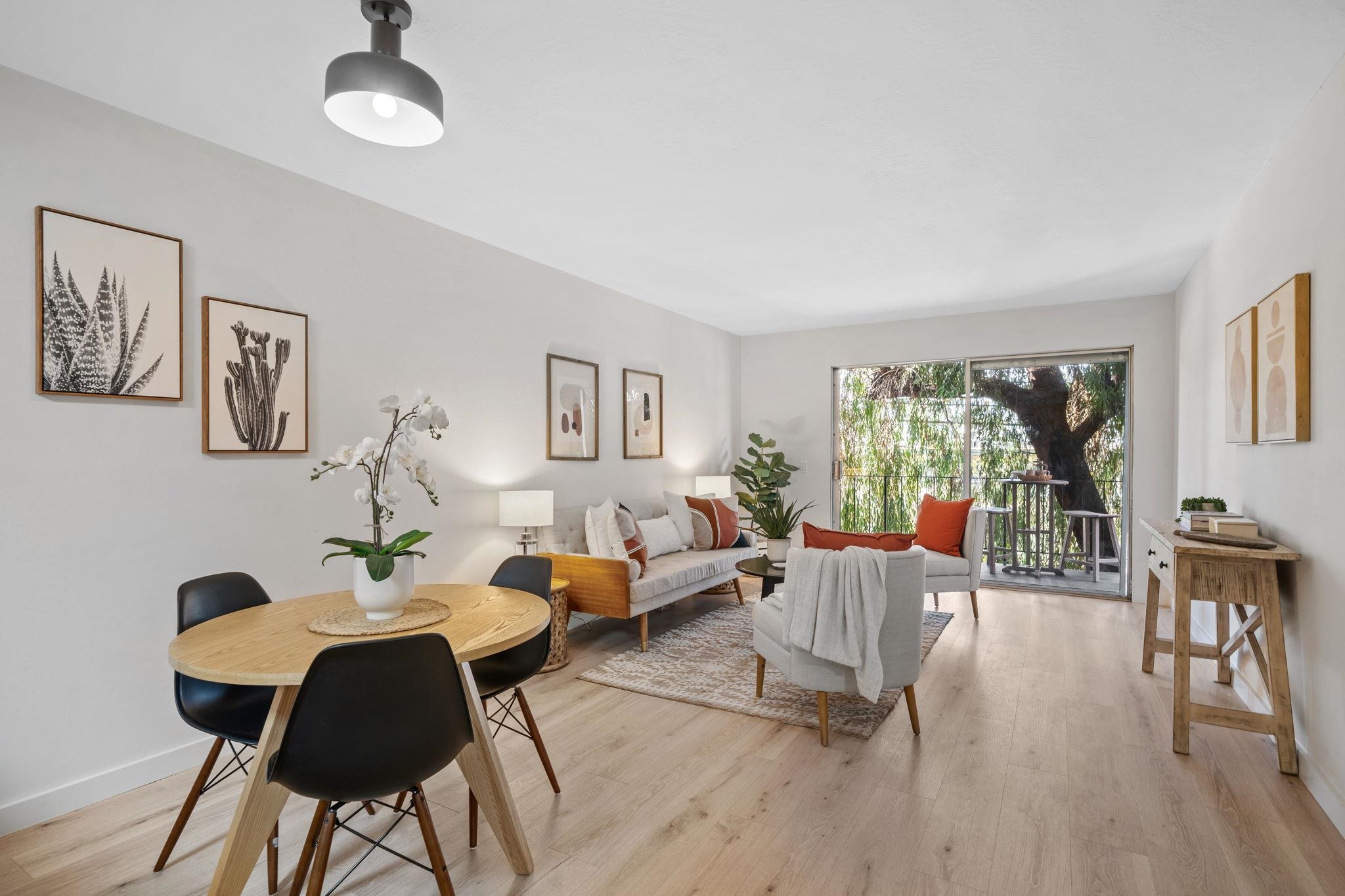 3751 Harrison Street, Unit 102 Oakland, CA 94611 - Photo 6 of 36 Dining area featuring light wood-style floors