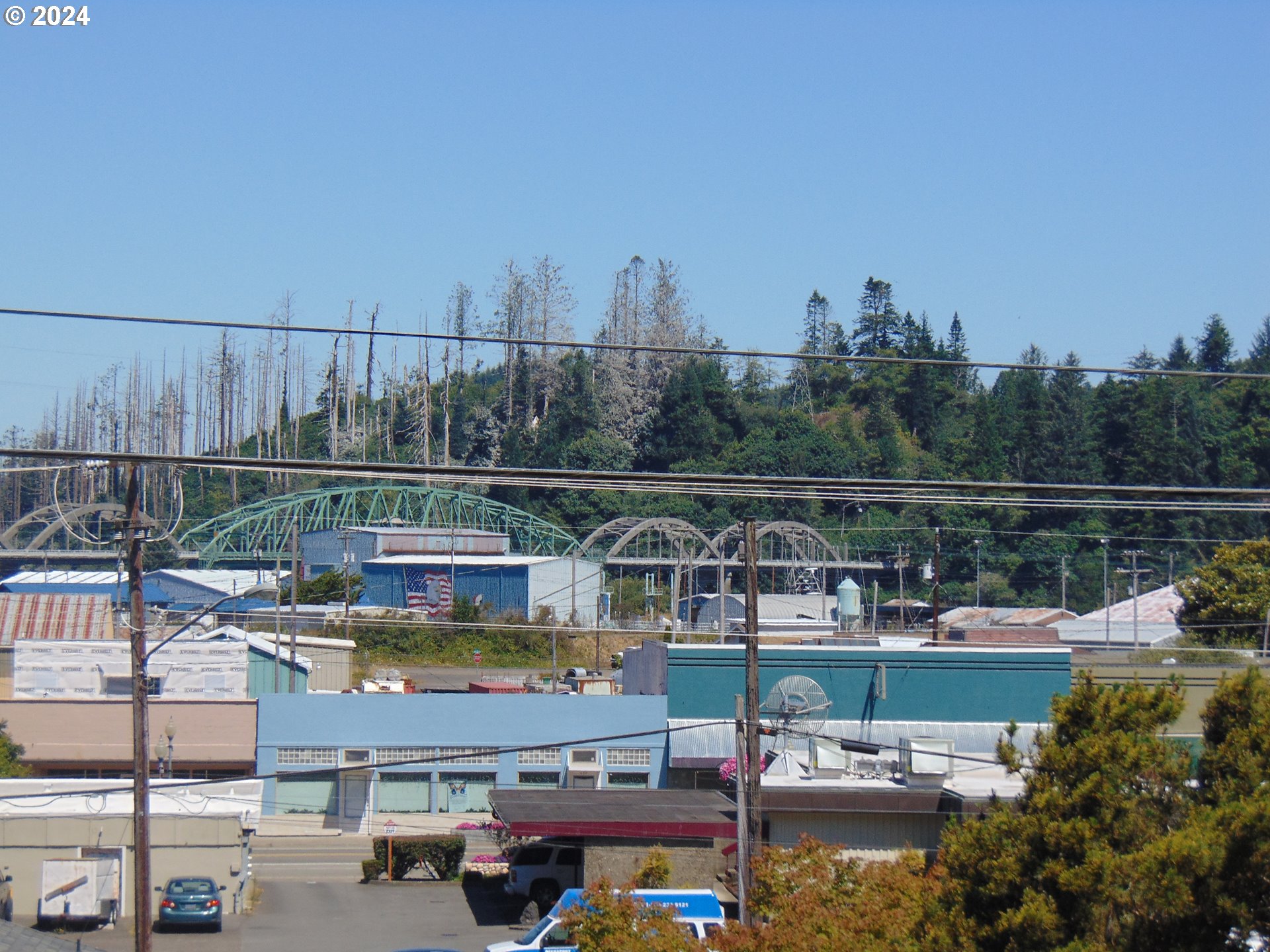 442 Elm Avenue Reedsport, OR 97467 - Photo 5 of 8 a view of swimming pool with outdoor seating and yard in the back