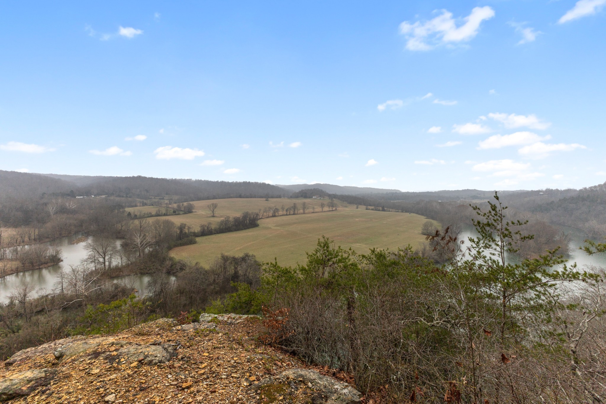 392 Feather Ridge Road Charlotte, TN 37036 - Photo 28 of 31 a view of lake with mountain