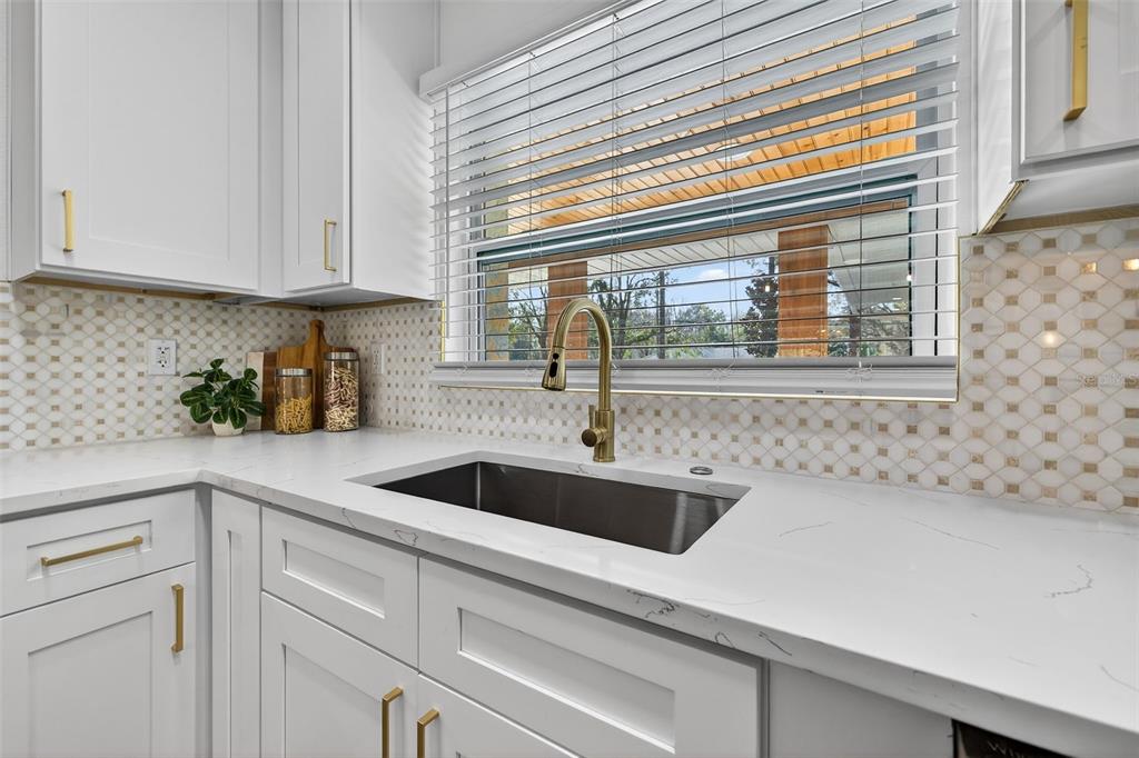 1120 Country Lane Lutz, FL 33558 - Photo 14 of 52 a kitchen with granite countertop white cabinets and a sink