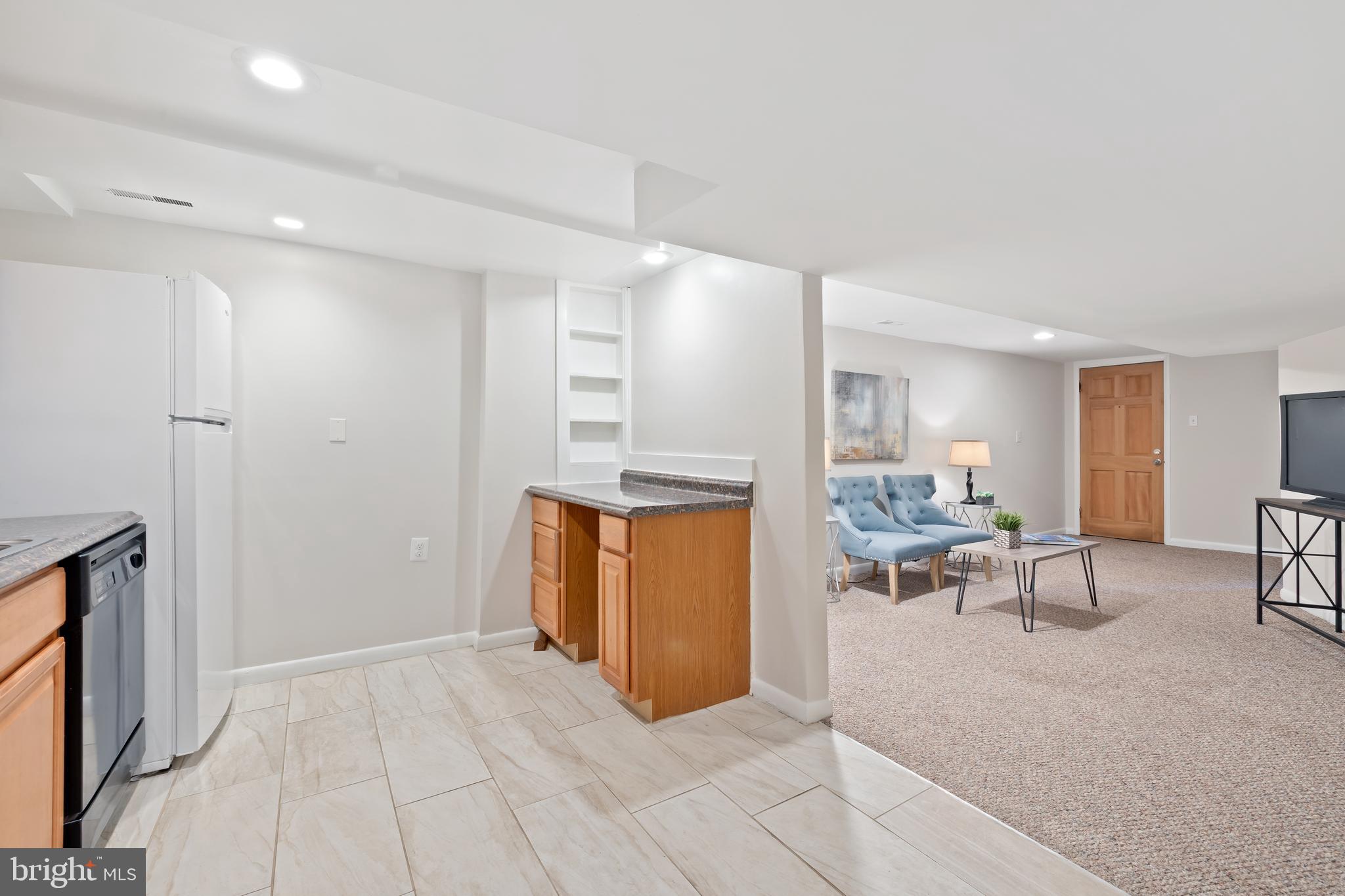 2724 13th Street Northwest Washington, DC 20009 - Photo 39 of 49 a view of kitchen with furniture and wooden floor