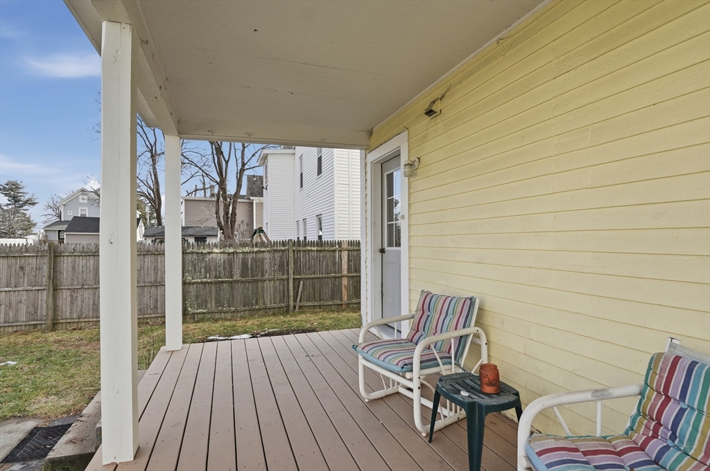 21 Whitman Street Leominster, MA 01453 - Photo 28 of 34 a view of chair and table in balcony