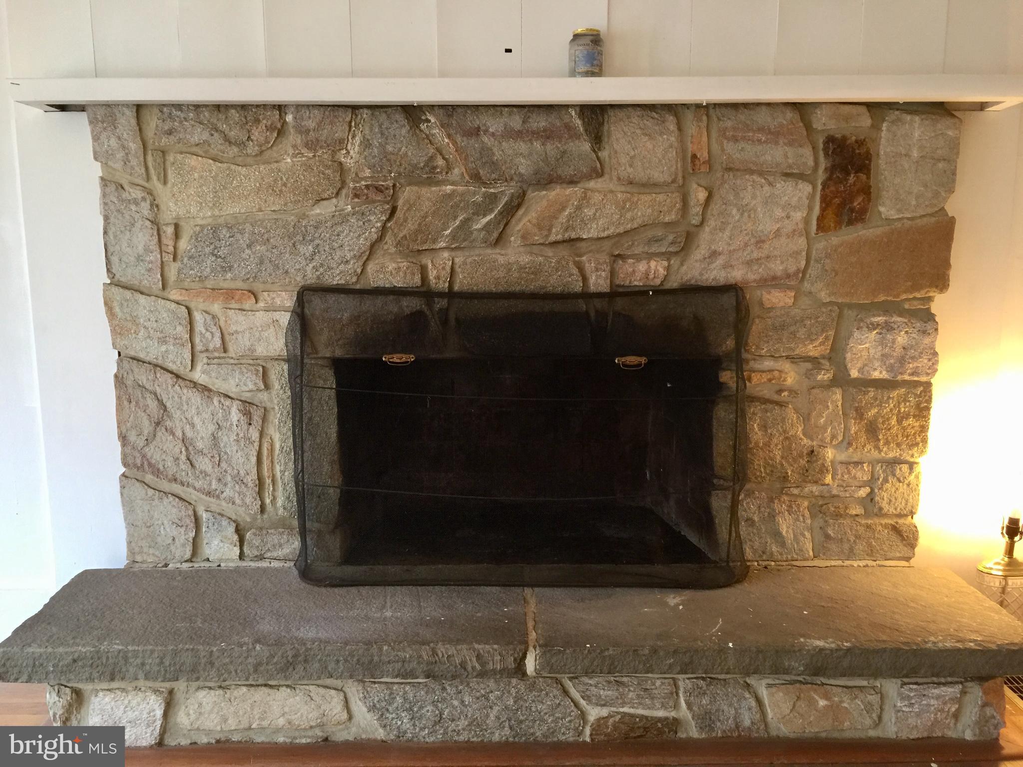 3536 Beckleysville Road Manchester, MD 21102 - Photo 10 of 30 Stone fireplace in living room