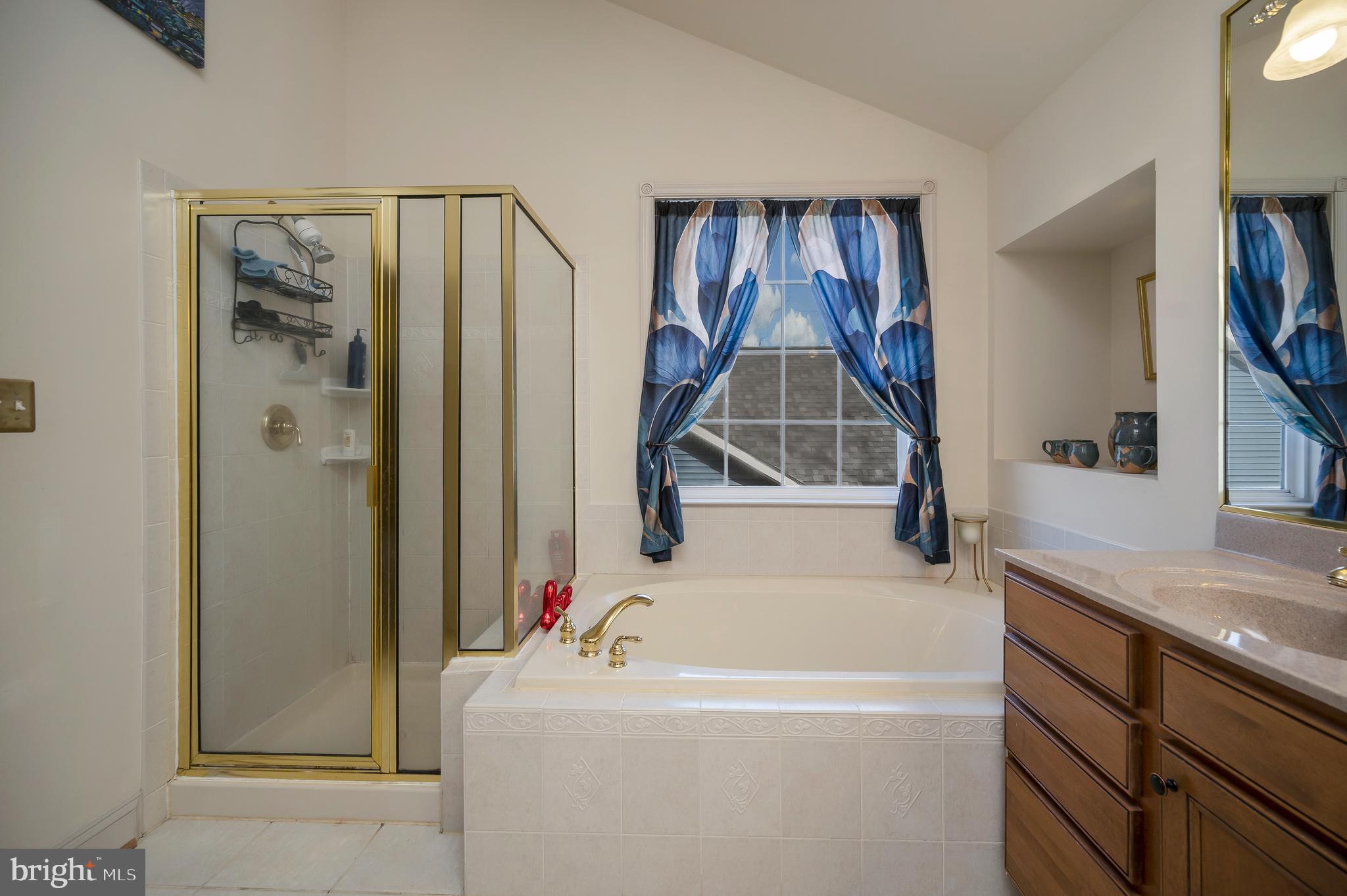 408 Liberty Boulevard Locust Grove, VA 22508 - Photo 23 of 45 a bathroom with a tub sink and mirror