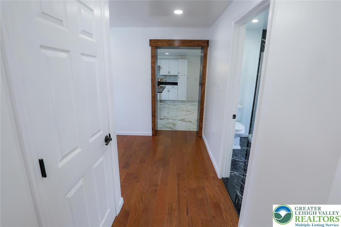 2270 Easton Road Bethlehem, PA 18015 - Photo 20 of 43 a view of a hallway with wooden floor and entryway