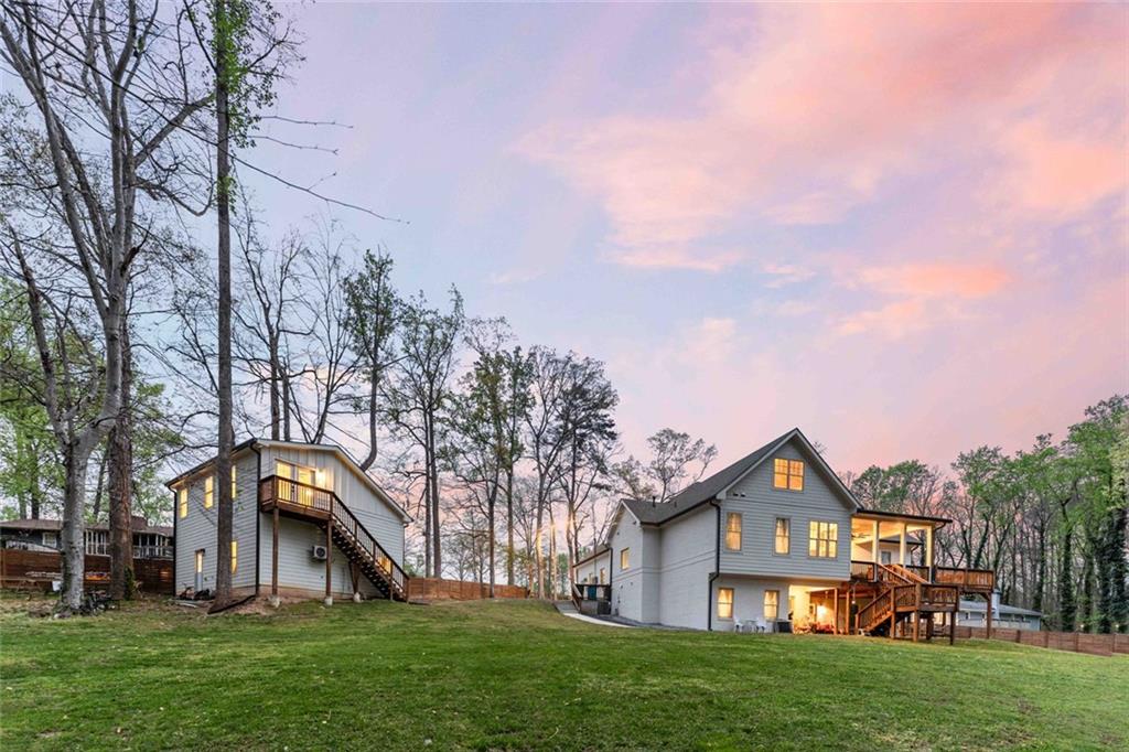 5758 Williams Road Norcross, GA 30093 - Photo 79 of 90 a front view of a house with garden