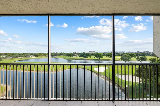 a view of a street from a balcony