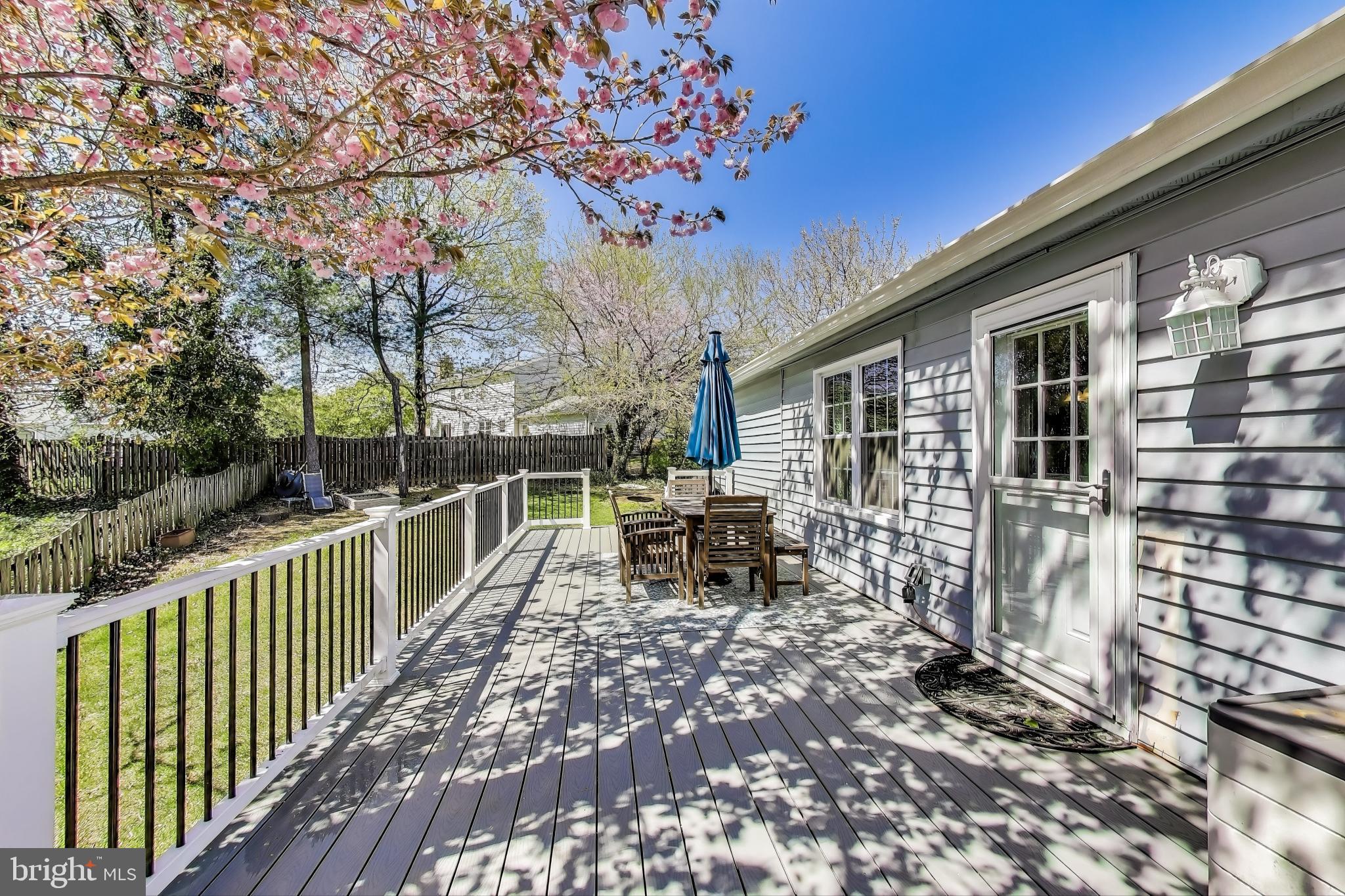 9525 Kirkfield Road Burke, VA 22015 - Photo 25 of 31 Deck & Fenced Backyard