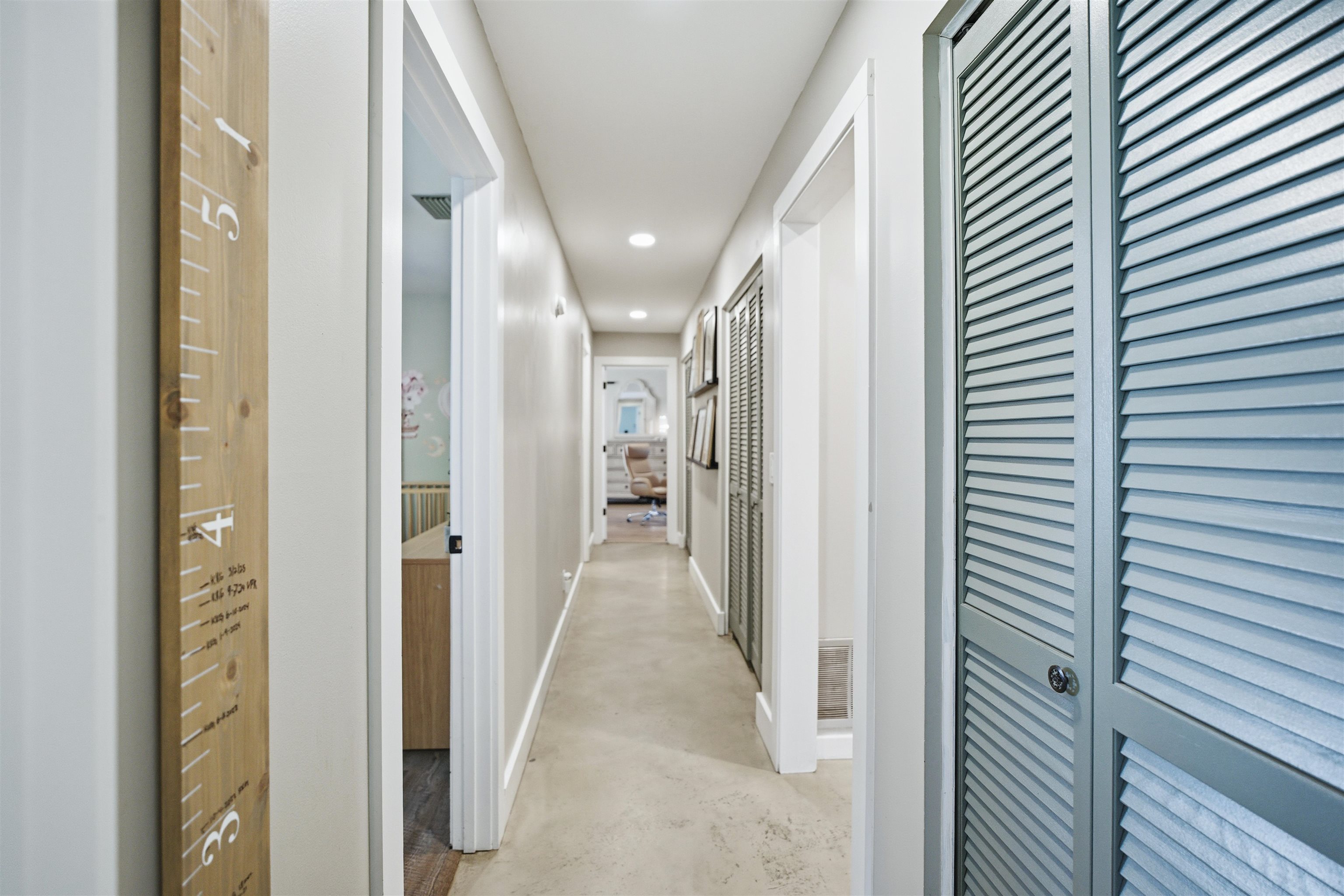 3572 Red Cloud Trail St. Augustine, FL 32086 - Photo 31 of 74 Hallway with concrete flooring and recessed lighting