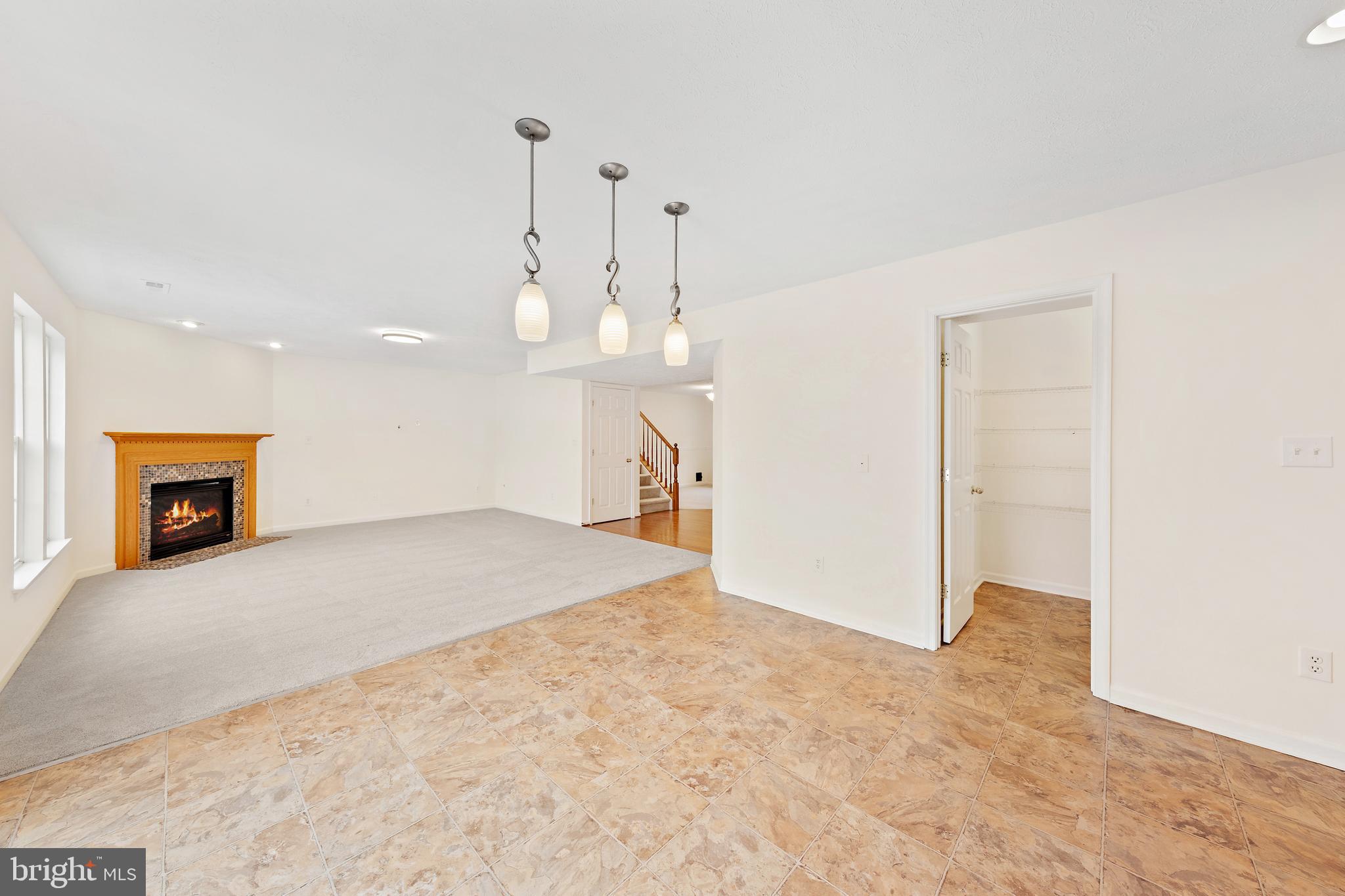 1612 Cattail Commons Way Denton, MD 21629 - Photo 19 of 67 a view of an empty room with a fireplace and a window