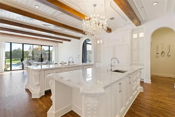 a very nice looking hall with a large window