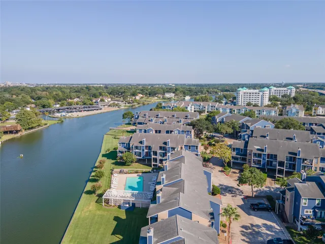 a view of a swimming pool and outdoor space