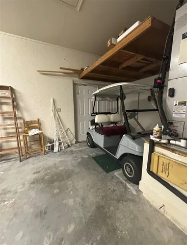 a view of a car garage