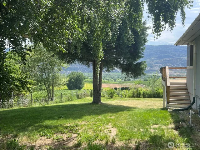 a view of a back yard