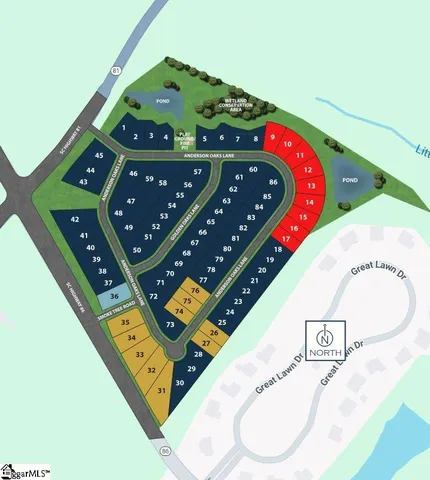 $428,664 | 154 Anderson Oaks Lane, Unit 74, Easley, SC 29642