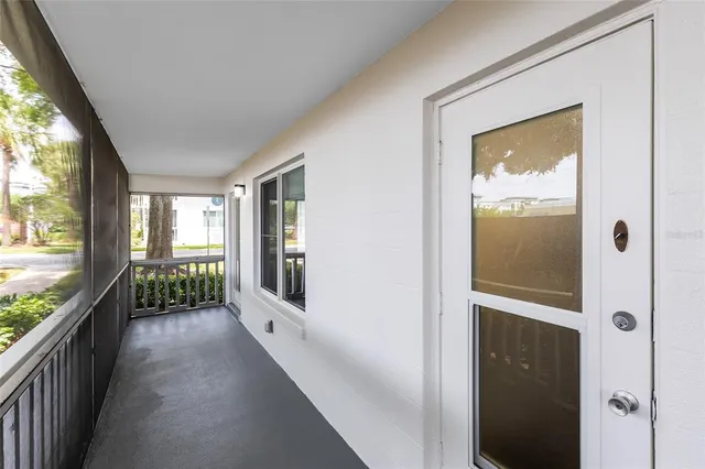 a view of a large window with an outdoor space