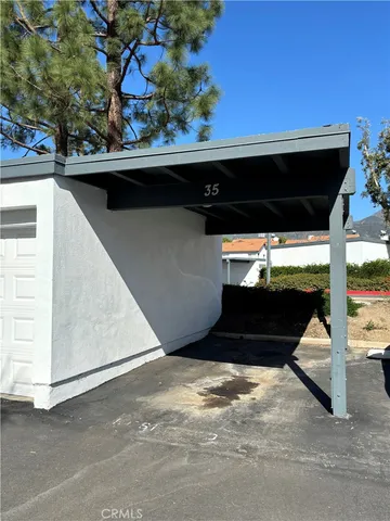 a view of a car park