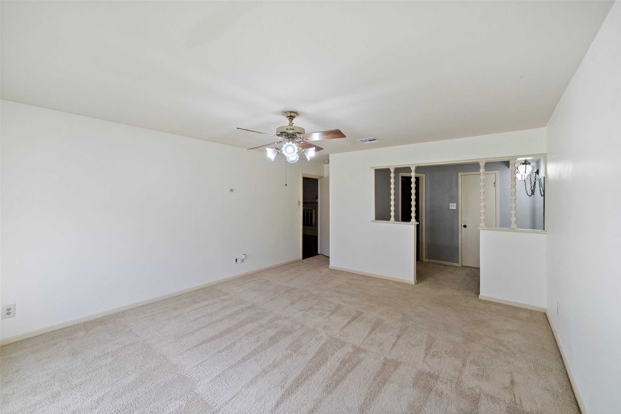 1115 Pear Tree Lane Houston, TX 77073 - Photo 18 of 30 a view of a big room with closet and chandelier fan