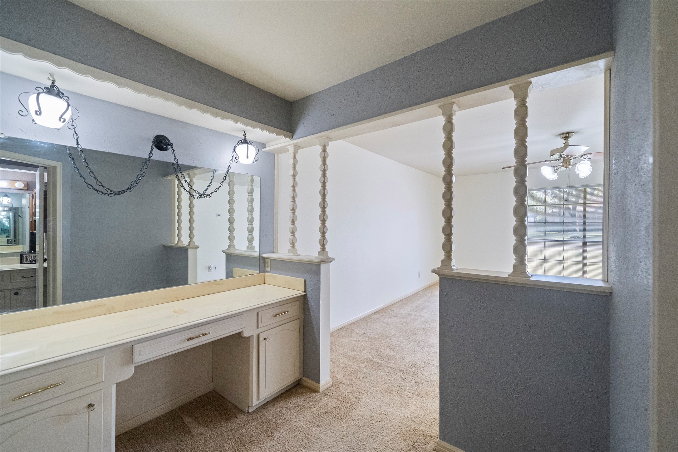 1115 Pear Tree Lane Houston, TX 77073 - Photo 19 of 30 a bathroom with a granite countertop sink mirror and double