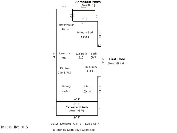 $275,000 | 3112 Reunion Pointe Lane, New Bern, NC 28562