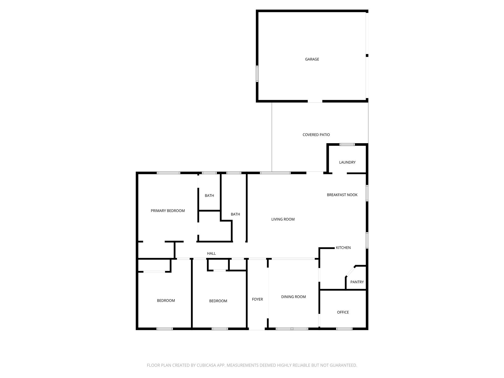 4402 Fallbrook Drive Houston, TX 77018 - Photo 28 of 29 Floor Plan without dimensions- reference only.