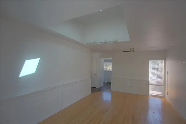 wooden floor in an empty room
