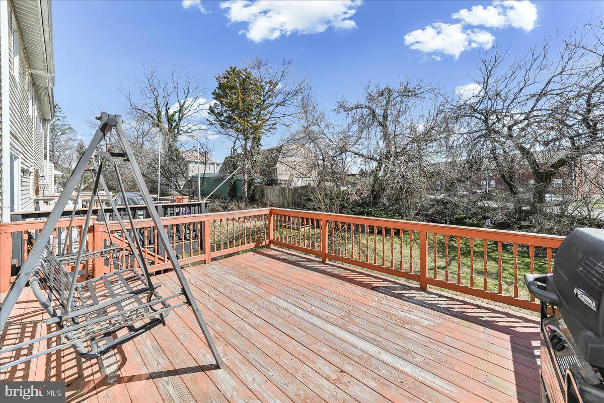 15 Colonial Circle Aston, PA 19014 - Photo 24 of 30 a view of balcony with wooden floor and seating space