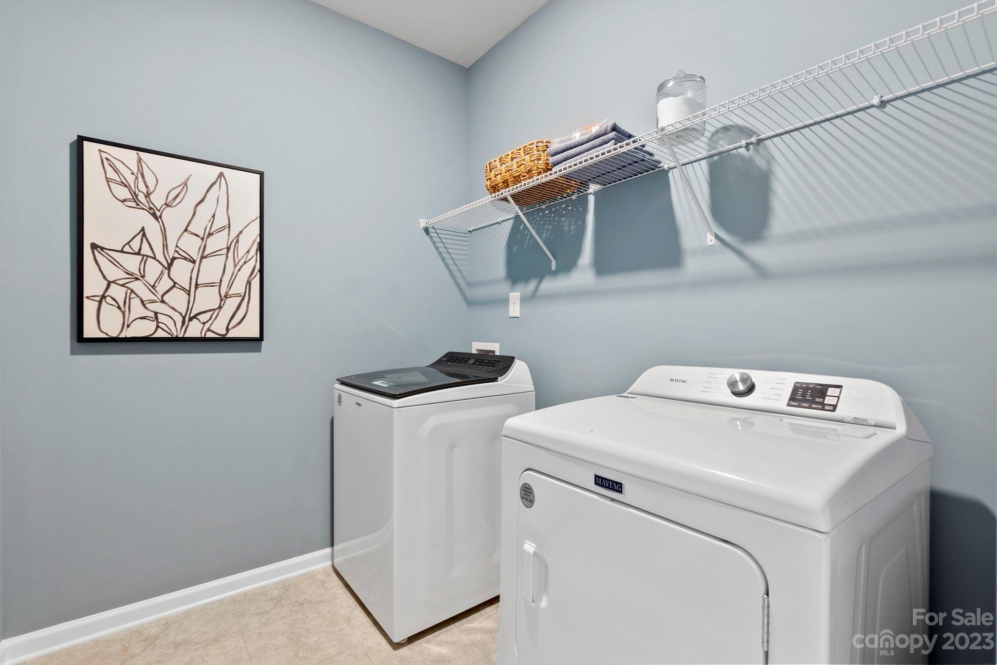 7856 Nelson Road Mint Hill, NC 28227 - Photo 16 of 30 a utility room with dryer and washer