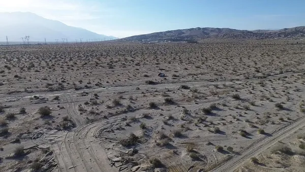 a view of a dry field