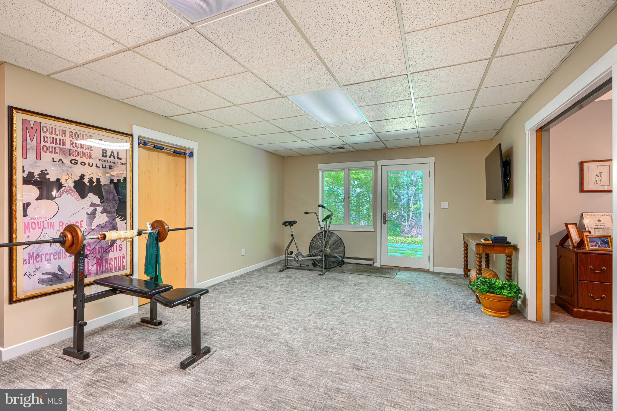 2504 Stone Mill Road Baltimore, MD 21208 - Photo 81 of 123 Lower level space currently set up as gym area