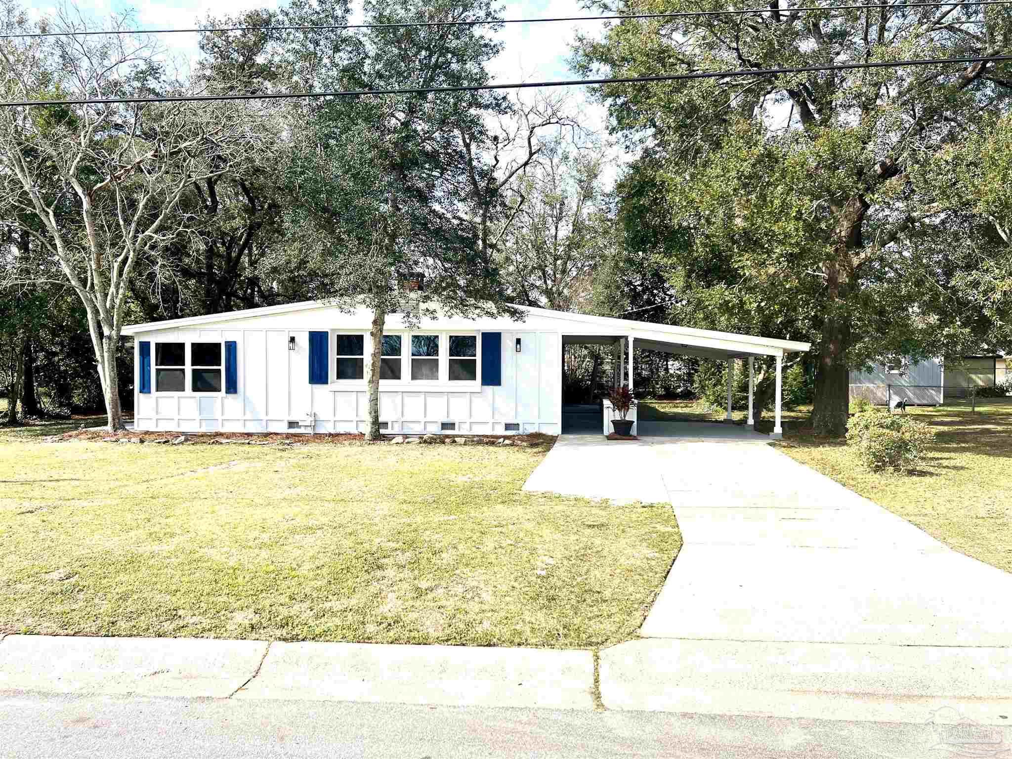 a view of a house with pool