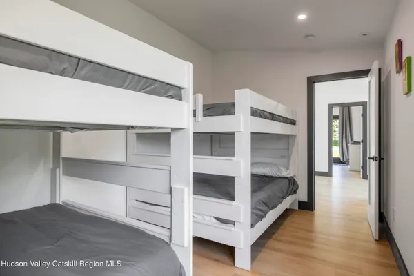 a view of a door from a window