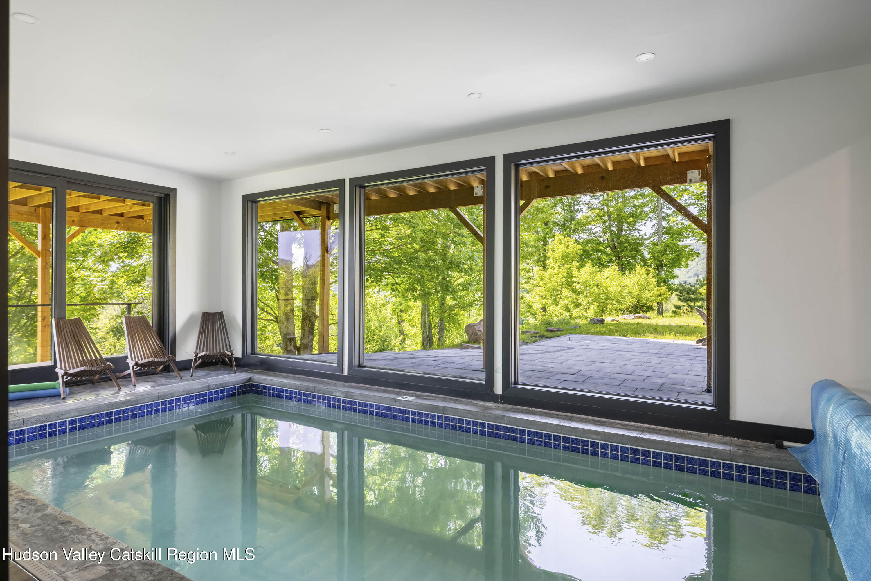 4 Goff Road Windham, NY 12496 - Photo 37 of 68 a view of swimming pool from a window