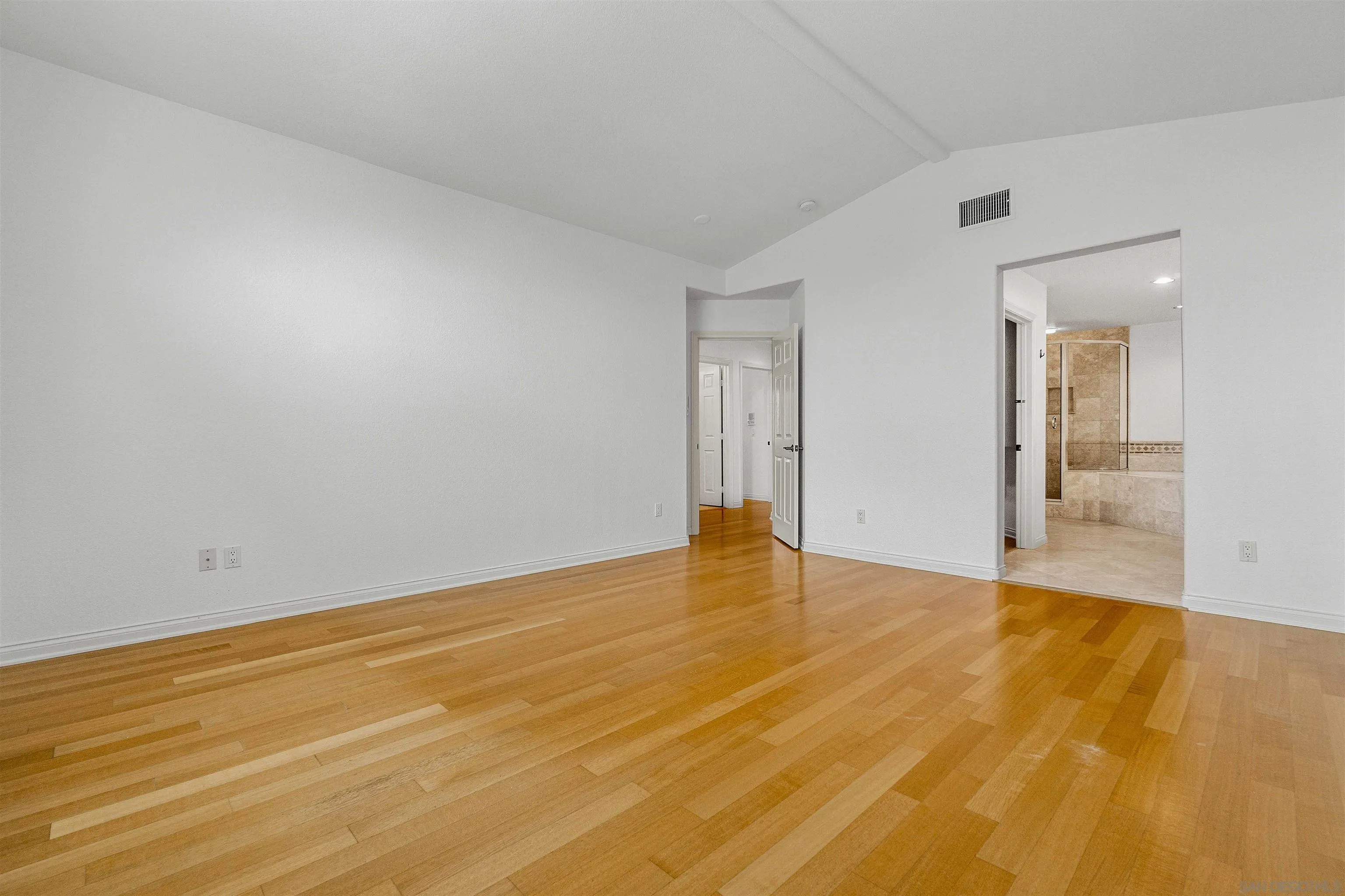 1355 Caminito Balada La Jolla, CA 92037 - Photo 19 of 31 a view of empty room with wooden floor
