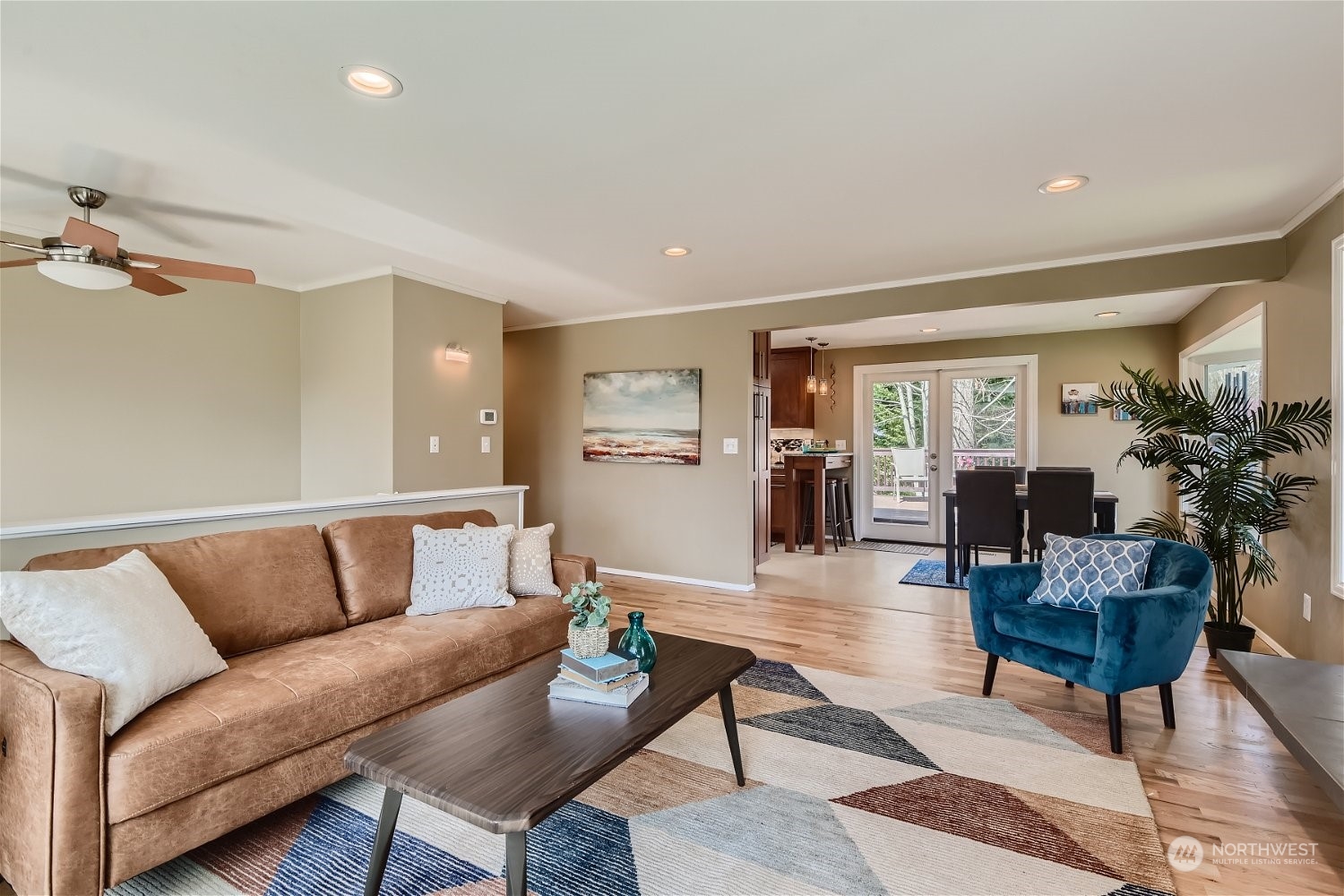 3 218th Place Southwest Bothell, WA 98021 - Photo 4 of 27 a living room with furniture kitchen view and a table