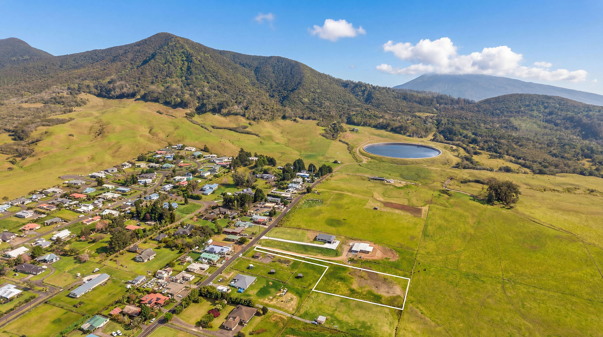 64-5286 Lot 3 White Road Kamuela, HI 96743 - Photo 3 of 5 a view of a backyard of a house with a mountain